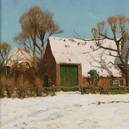 Wintergezicht - Christiaan Hendrik Hammes (1872-1965)