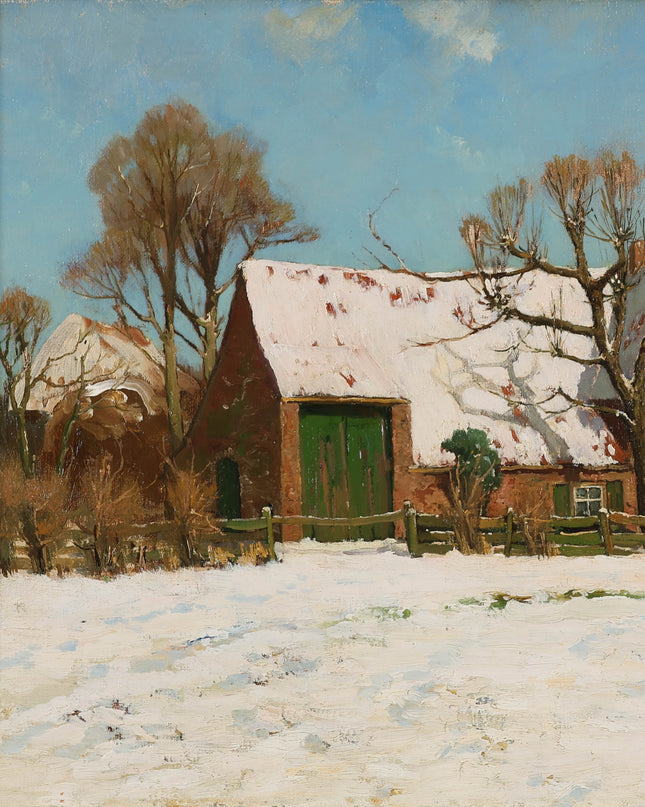 Wintergezicht - Christiaan Hendrik Hammes (1872-1965)