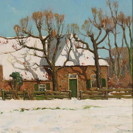 Wintergezicht - Christiaan Hendrik Hammes (1872-1965)