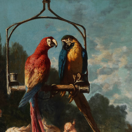 F.W. Zürscher (1835-1894) - Papegaaien