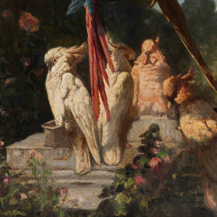 F.W. Zürscher (1835-1894) - Papegaaien