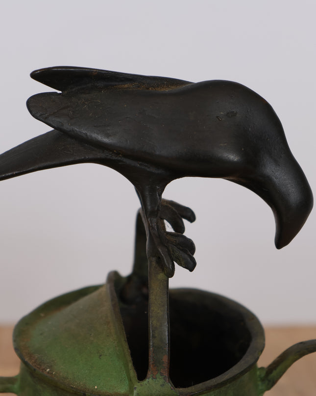 The crow and the watering can