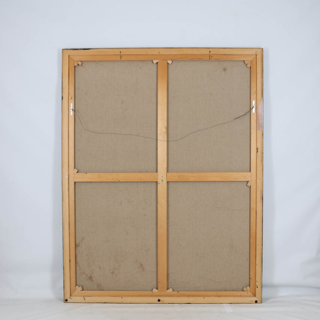 Broer Dobbelsteen (1936-2019) - Abstract figuur rood, geel, groen