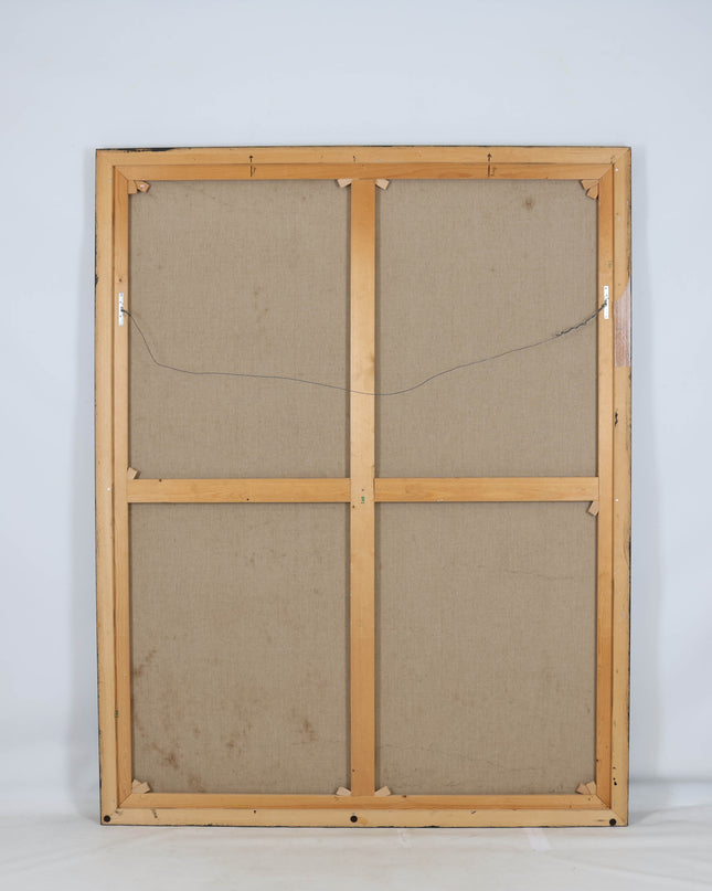 Broer Dobbelsteen (1936-2019) - Abstract figuur rood, geel, groen