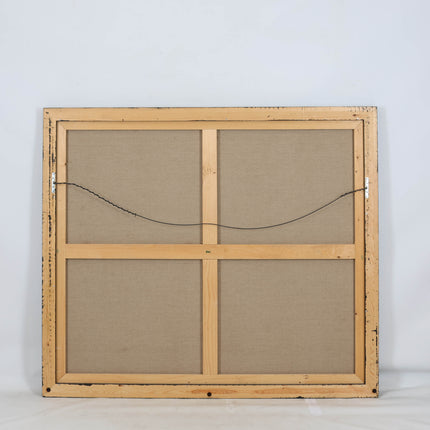 Broer Dobbelsteen (1936-2019) - Abstract figuur zwart, geel en rood