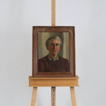 Portret van Leberta Resina Rijken Berens - Beint Mankes (1918-1990)