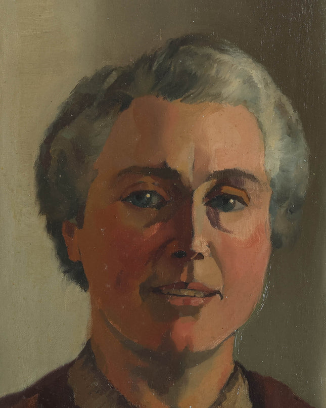 Beint Mankes (1918-1990) - Portret van Luberta Gesina Rijken - Berends