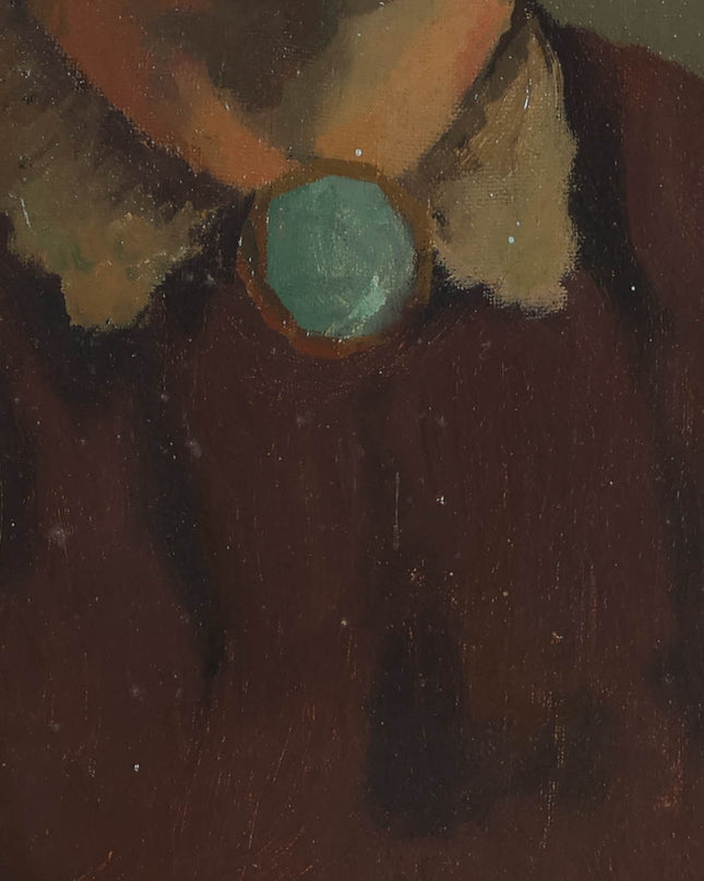 Beint Mankes (1918-1990) - Portret van Luberta Gesina Rijken - Berends