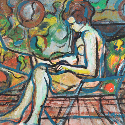 Vrouw in ligstoel - Jorge Maragall (1936-2023)
