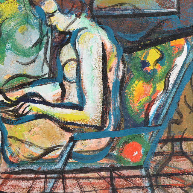 Vrouw in ligstoel - Jorge Maragall (1936-2023)