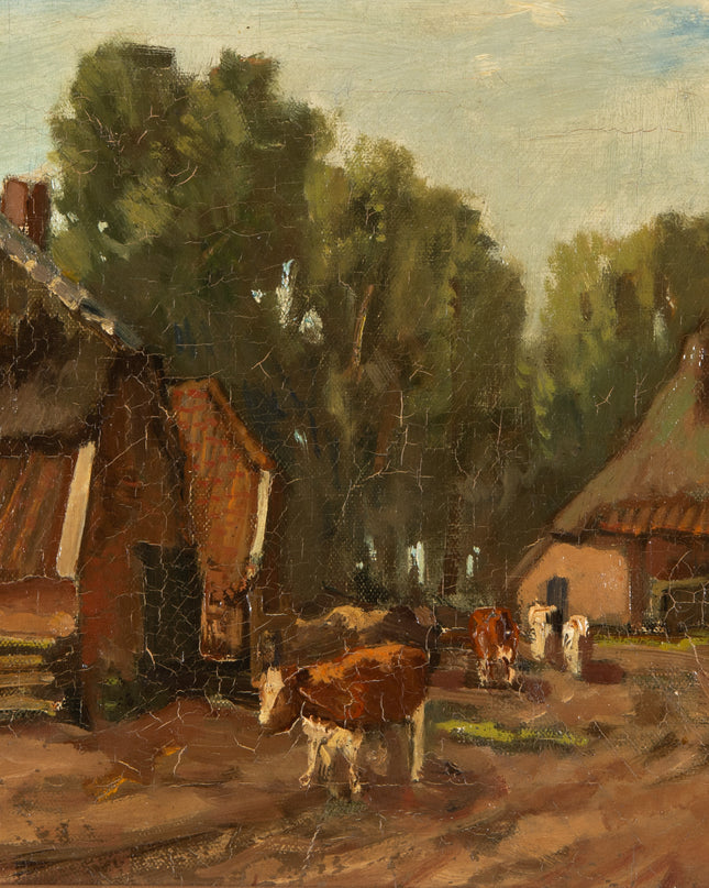 Arnold Hendrik Koning (1860-1945) - Boerderijen en koeien