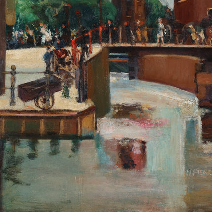 View of the Montelbaanstoren, Amsterdam