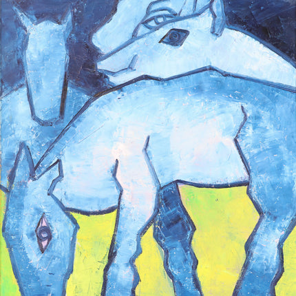 Jan Sierhuis (1928-2023)  - Witte paarden