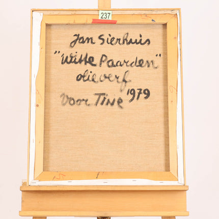 Jan Sierhuis (1928-2023)  - Witte paarden
