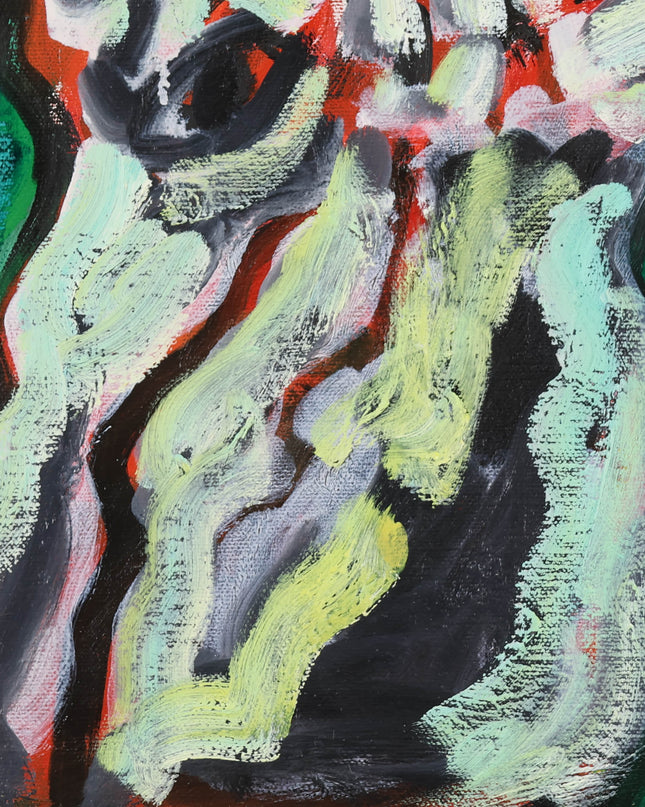 Jan Sierhuis (1928-2023)  - Figuren in een landschap