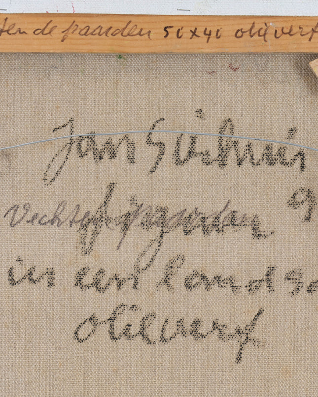Jan Sierhuis (1928-2023)  - Figuren in een landschap