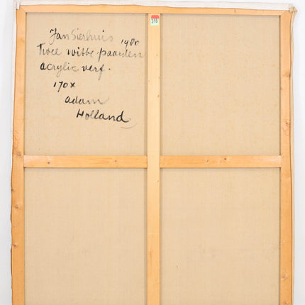 Jan Sierhuis (1928-2023)  - Twee witte paarden