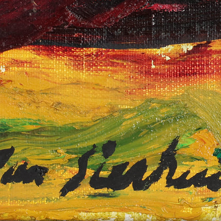 Jan Sierhuis (1928-2023)  - Visser met inktvis
