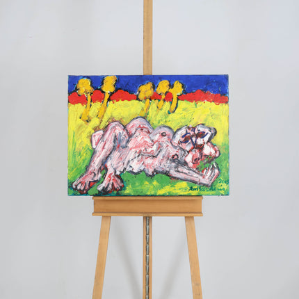Jan Sierhuis (1928-2023)  - Aan het strand
