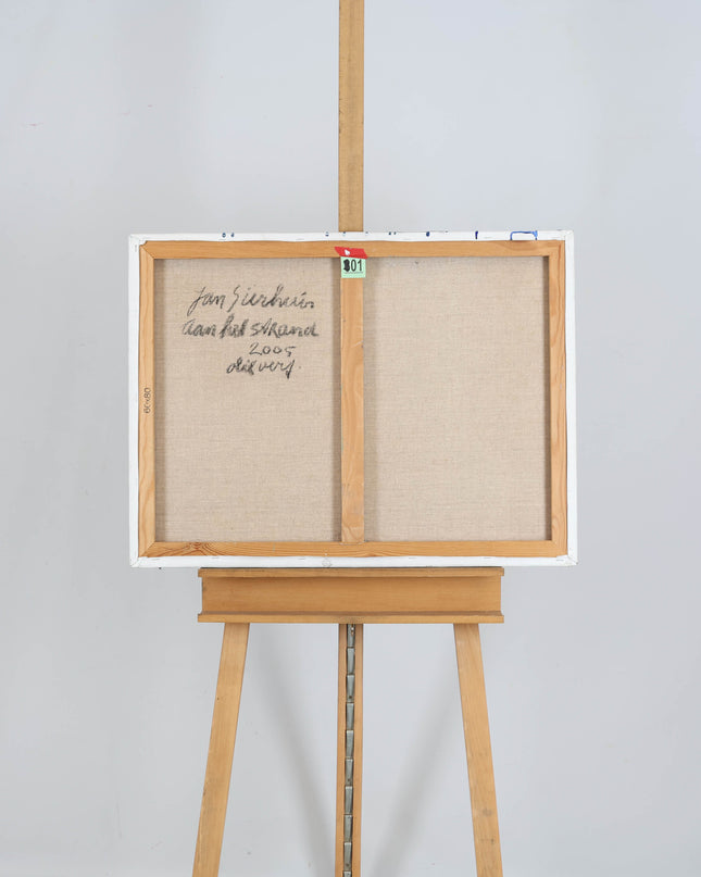 Jan Sierhuis (1928-2023)  - Aan het strand