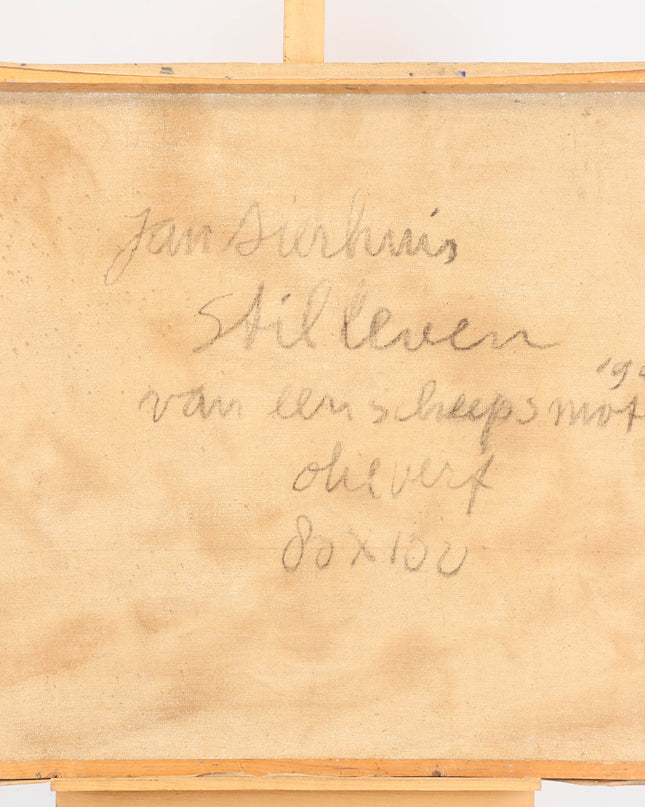 Jan Sierhuis (1928-2023)  - Stilleven van een scheepsmotor