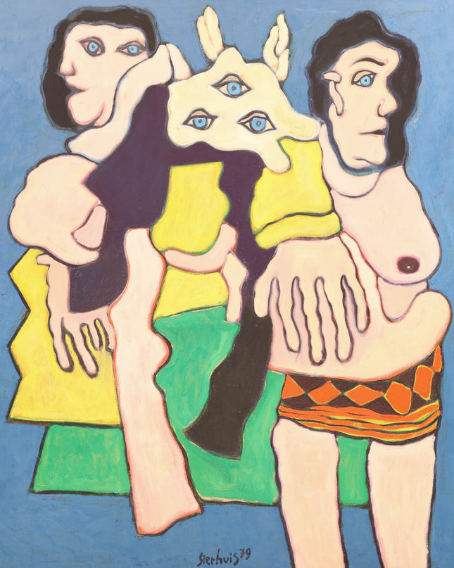 Jan Sierhuis (1928-2023)  - Circus artiesten