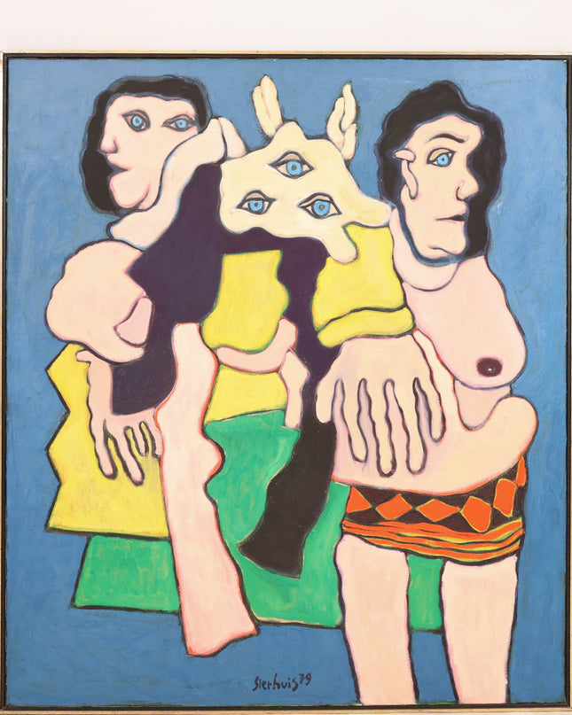 Jan Sierhuis (1928-2023)  - Circus artiesten