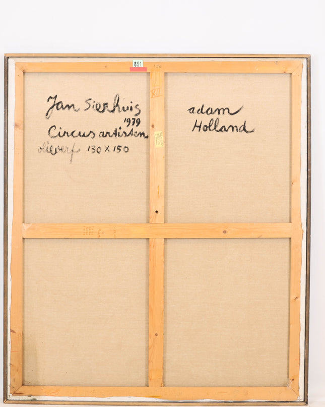 Jan Sierhuis (1928-2023)  - Circus artiesten