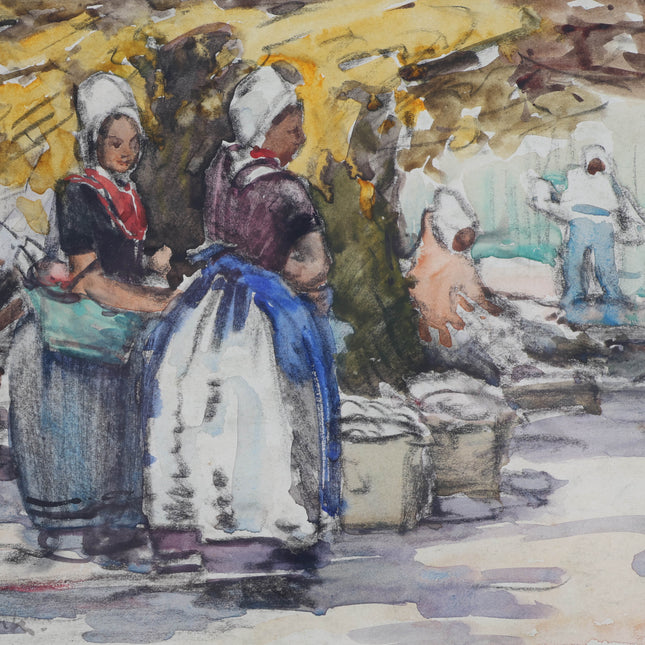Paul Rink (1861-1903) - Volendamse vrouwen