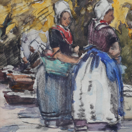 Paul Rink (1861-1903) - Volendamse vrouwen