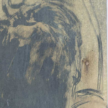 Portret met kat - Evert Slegers (1948)