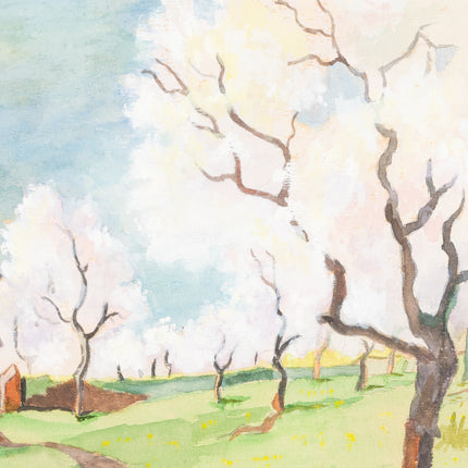 Country road in spring