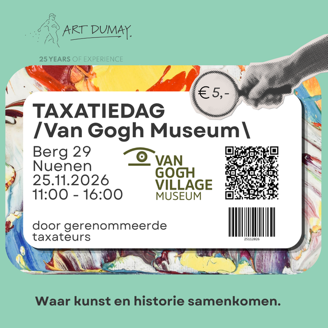 Taxatiedag Van Gogh Village Museum Neunen - 25 november 2026