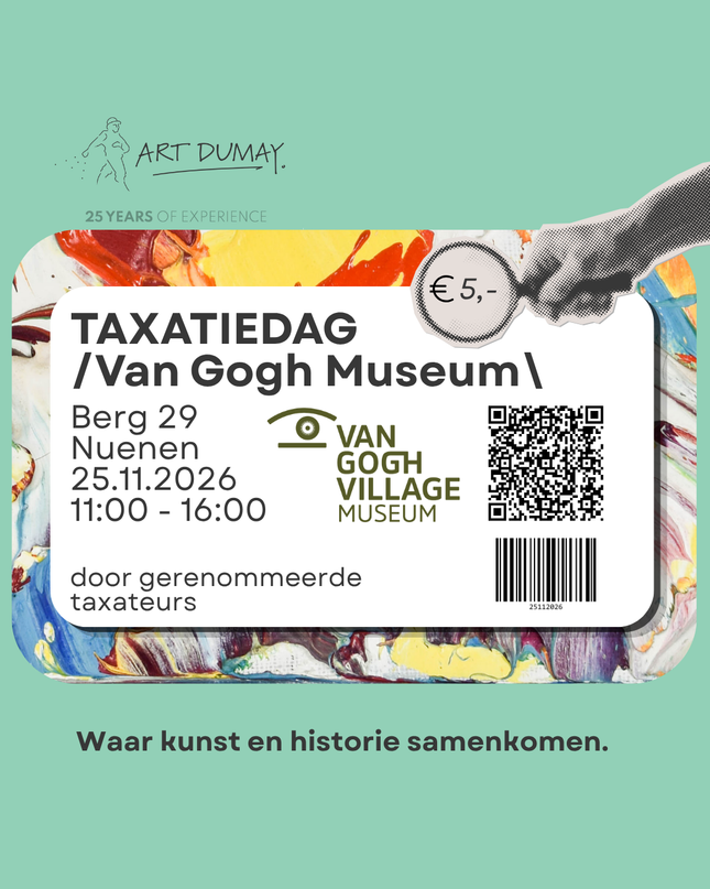 Taxatiedag Van Gogh Village Museum Neunen - 25 november 2026
