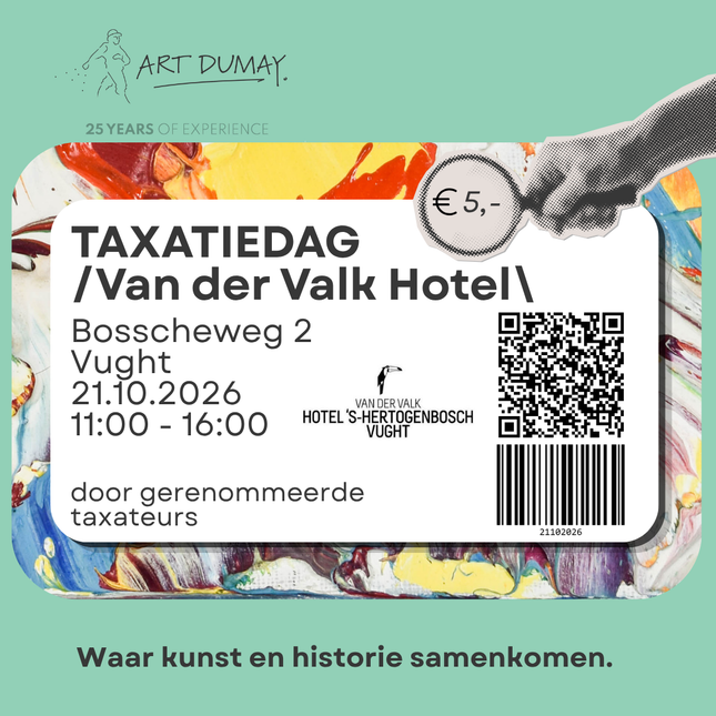 Kunsttaxatiedag Van der Valk Hotel Vught - woensdag 21 oktober 2026