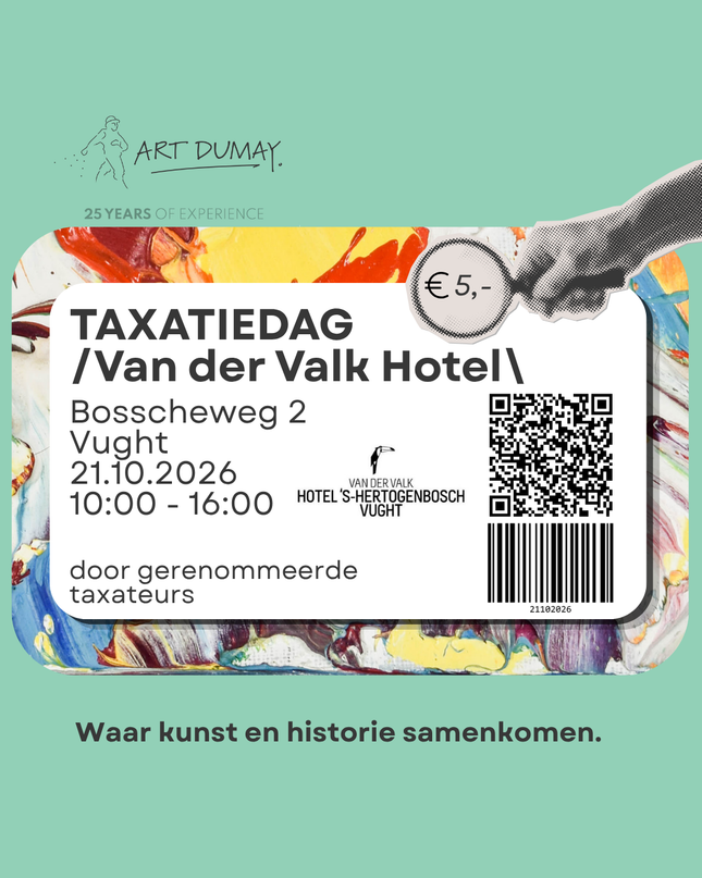 Kunsttaxatiedag Van der Valk Hotel Vught - woensdag 21 oktober 2026