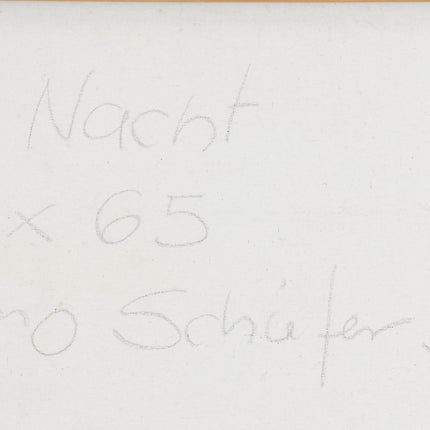 Nacht - Kuno Schiefer (1948-1992)