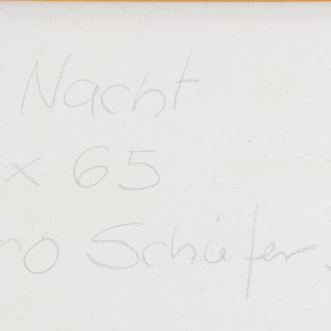 Nacht - Kuno Schiefer (1948-1992)