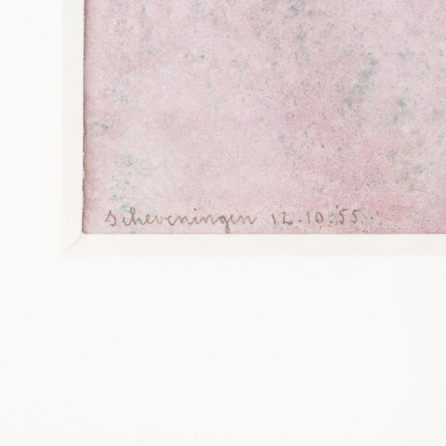 Anton Labberton (1904-1987) Drieluik zeegezicht