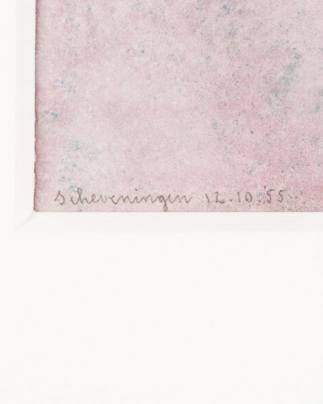 Anton Labberton (1904-1987) Drieluik zeegezicht