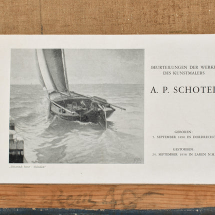 A.P. Schotel (1890-1958) Stilleven met rozen