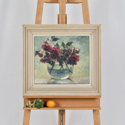 A.P. Schotel (1890-1958) Stilleven met rozen