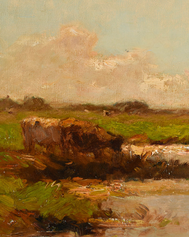 Aris Knikker (1887-1962) Wilgen bij het kanaal