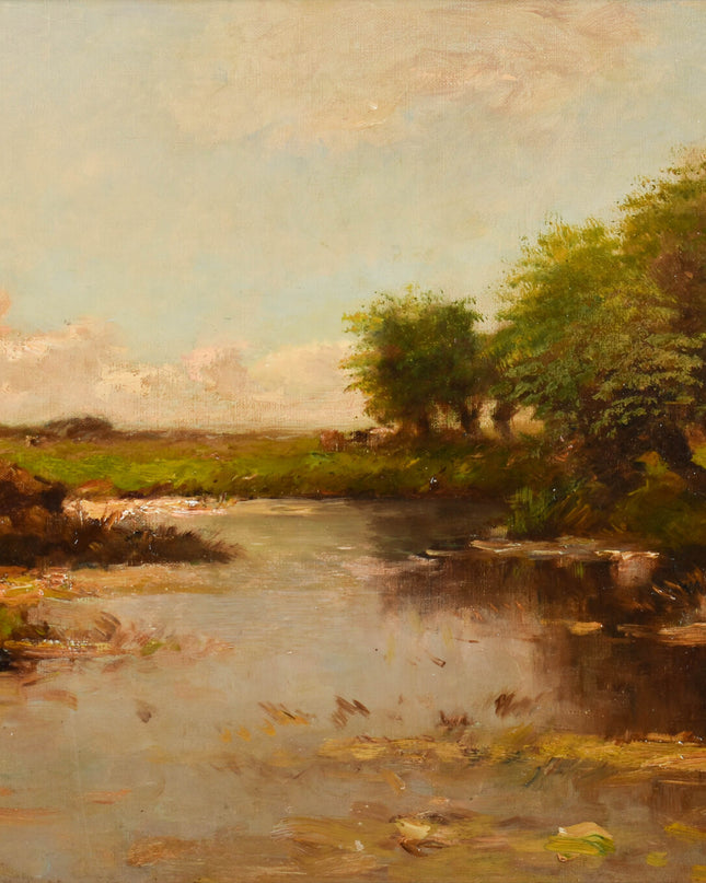 Aris Knikker (1887-1962) Wilgen bij het kanaal