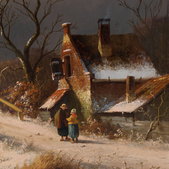 Charles Leickert (1816 – 1907) IJsgezicht