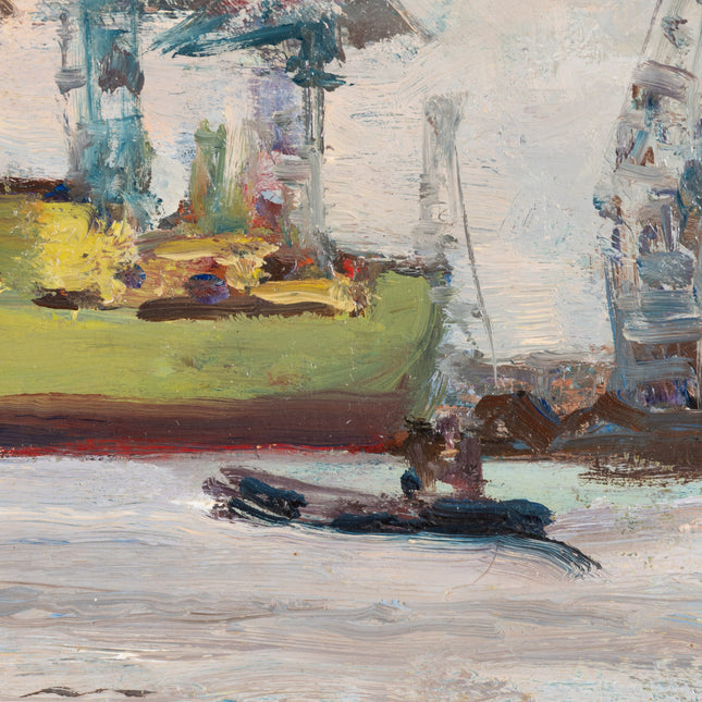 David Schulman ( 1881-1966) NDSM scheepswerf Amsterdam