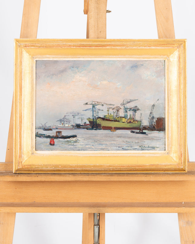 David Schulman ( 1881-1966) NDSM scheepswerf Amsterdam