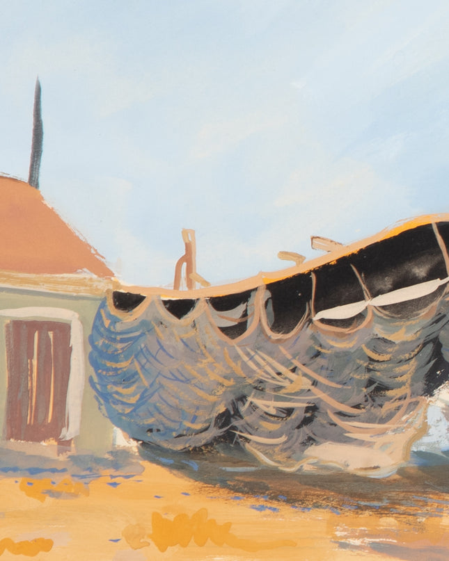 Dick Landsman (1922-) Scheepswerf
