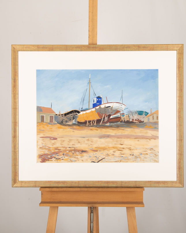 Dick Landsman (1922-) Scheepswerf