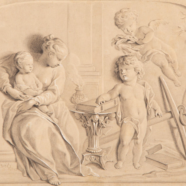 Jacob de Wit (1695-1754) Allegorie van de theologische deugden